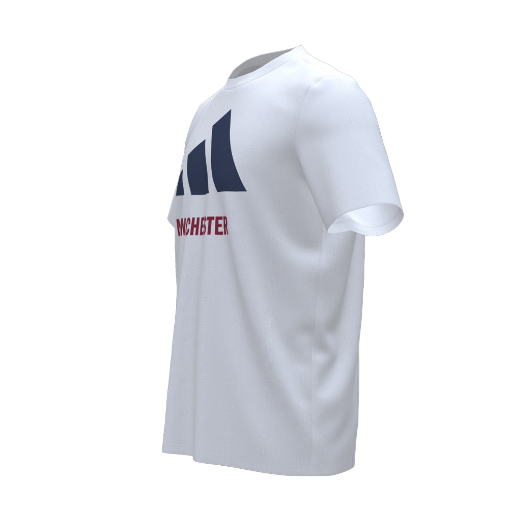 Manchester Marathon 3 Bar Logo Tee (Men's) - Hero/Side