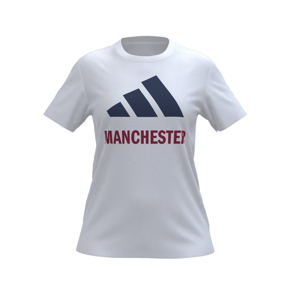 Manchester Marathon 3 Bar Logo Tee (Women's) - Front