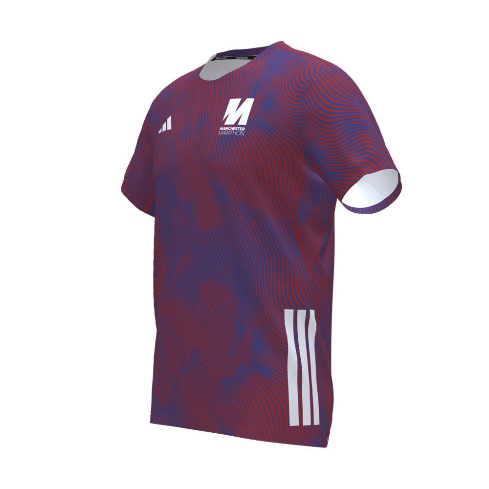 Manchester Marathon Adizero Tee (Men's) - Hero/Side