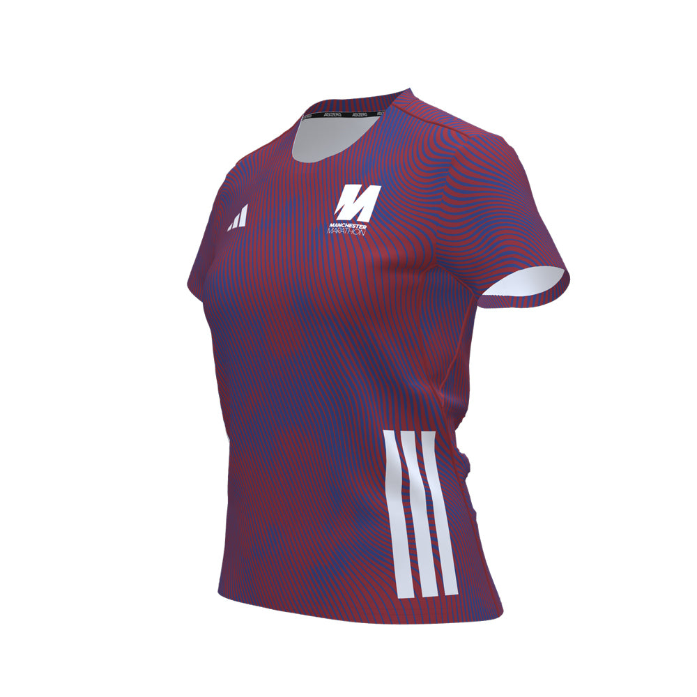 Manchester Marathon Adizero Tee (Women's) - Hero/Side