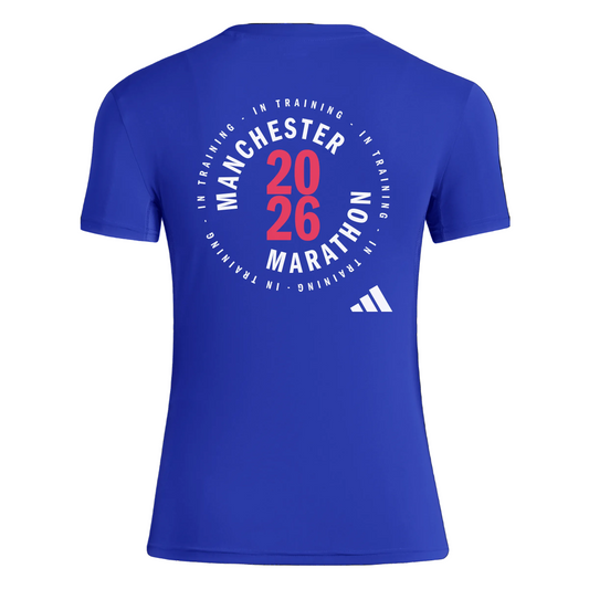 Manchester Marathon Training Tee - Royal Blue (Women's)